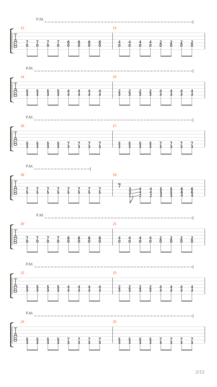 Back And Forth吉他谱