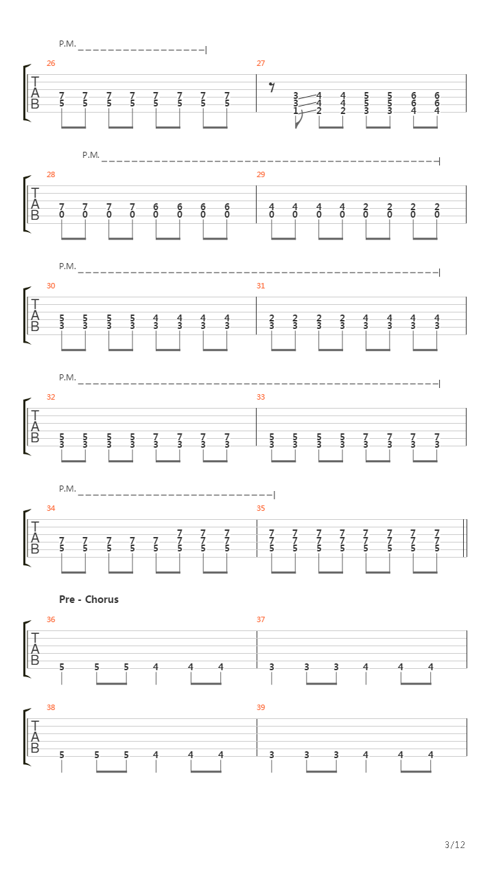 Back And Forth吉他谱