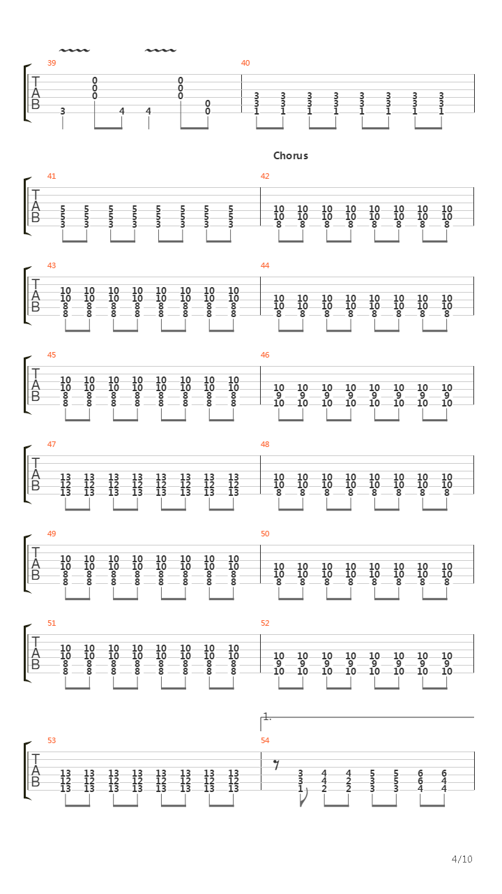 Back And Forth吉他谱