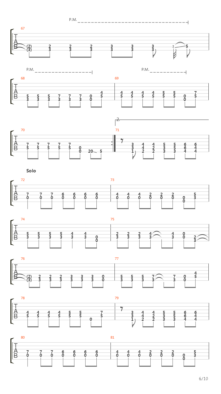 Back And Forth吉他谱