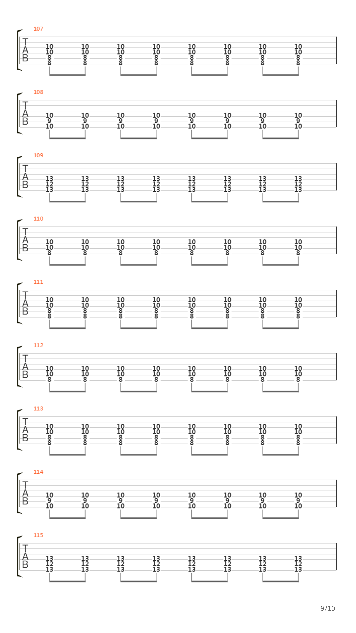 Back And Forth吉他谱