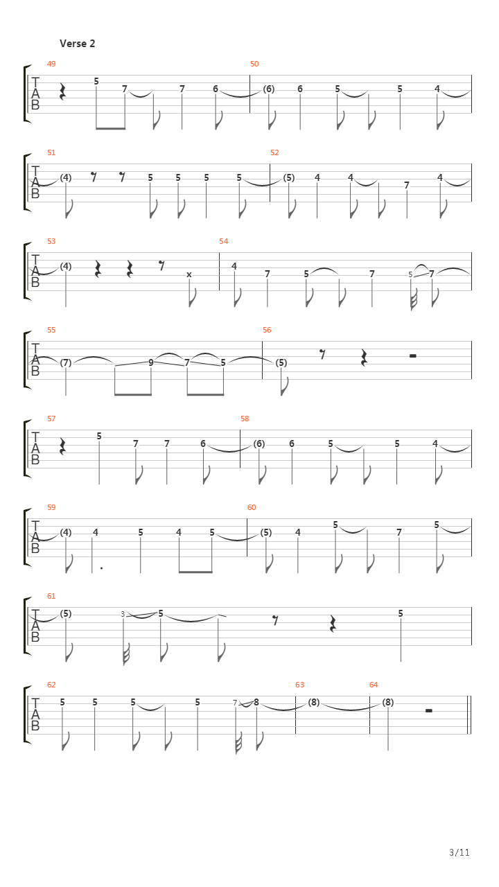 Bridge Burning吉他谱