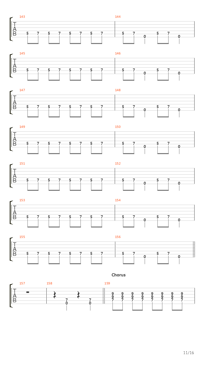 Bridge Burning吉他谱