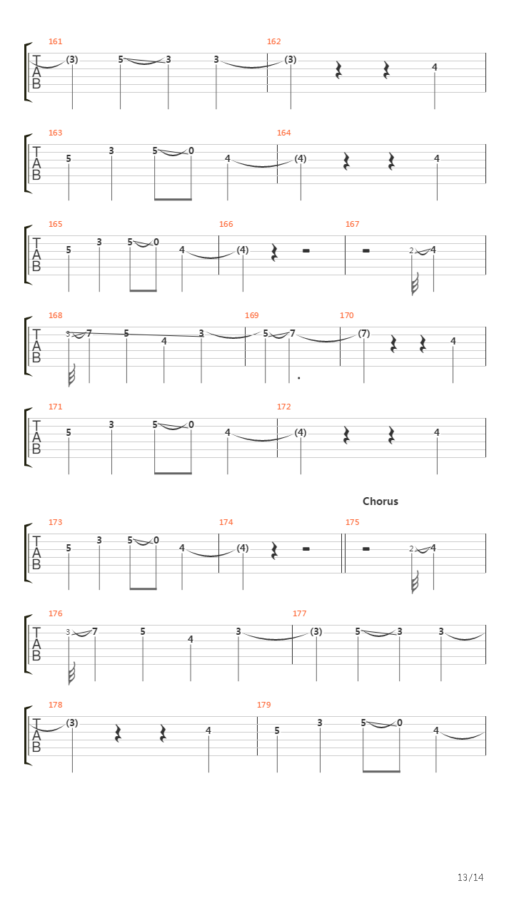 Bridge Burning吉他谱