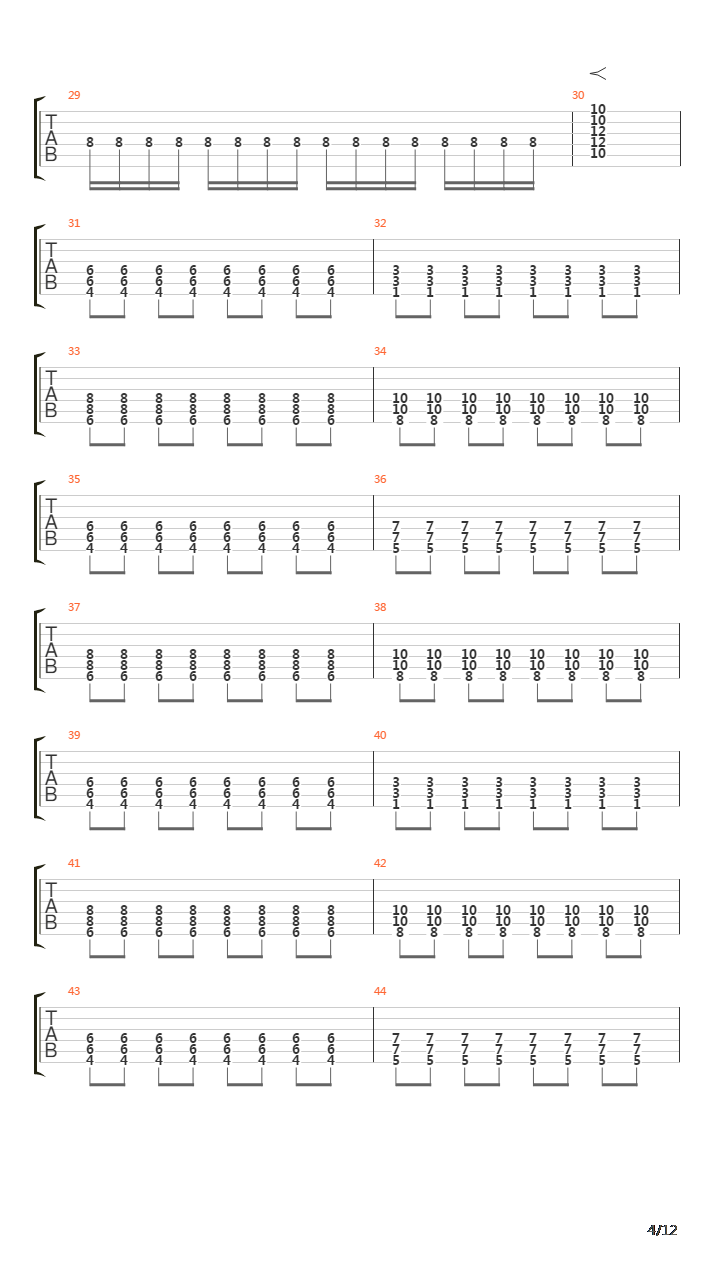 Erase Replace吉他谱