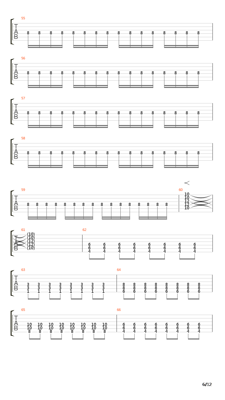 Erase Replace吉他谱