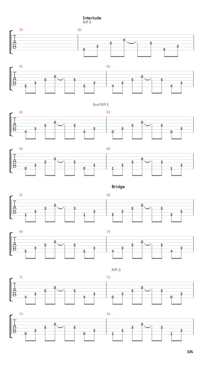 Erase Replace吉他谱