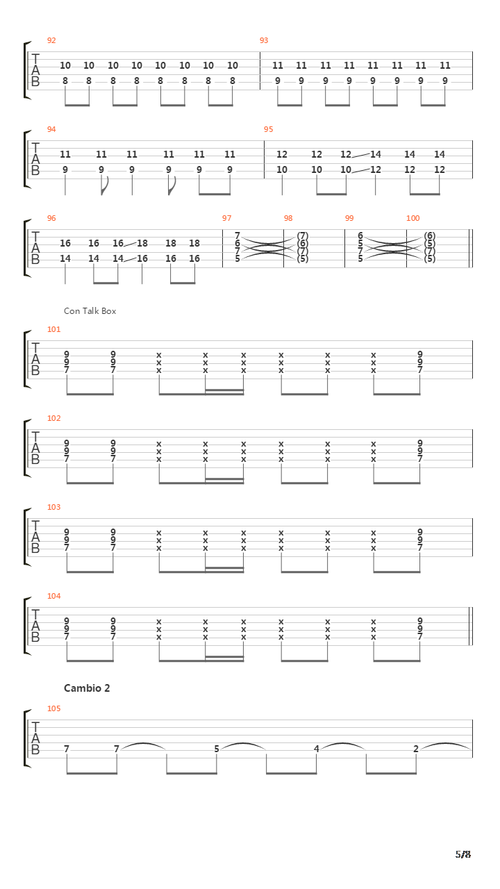 Generator吉他谱