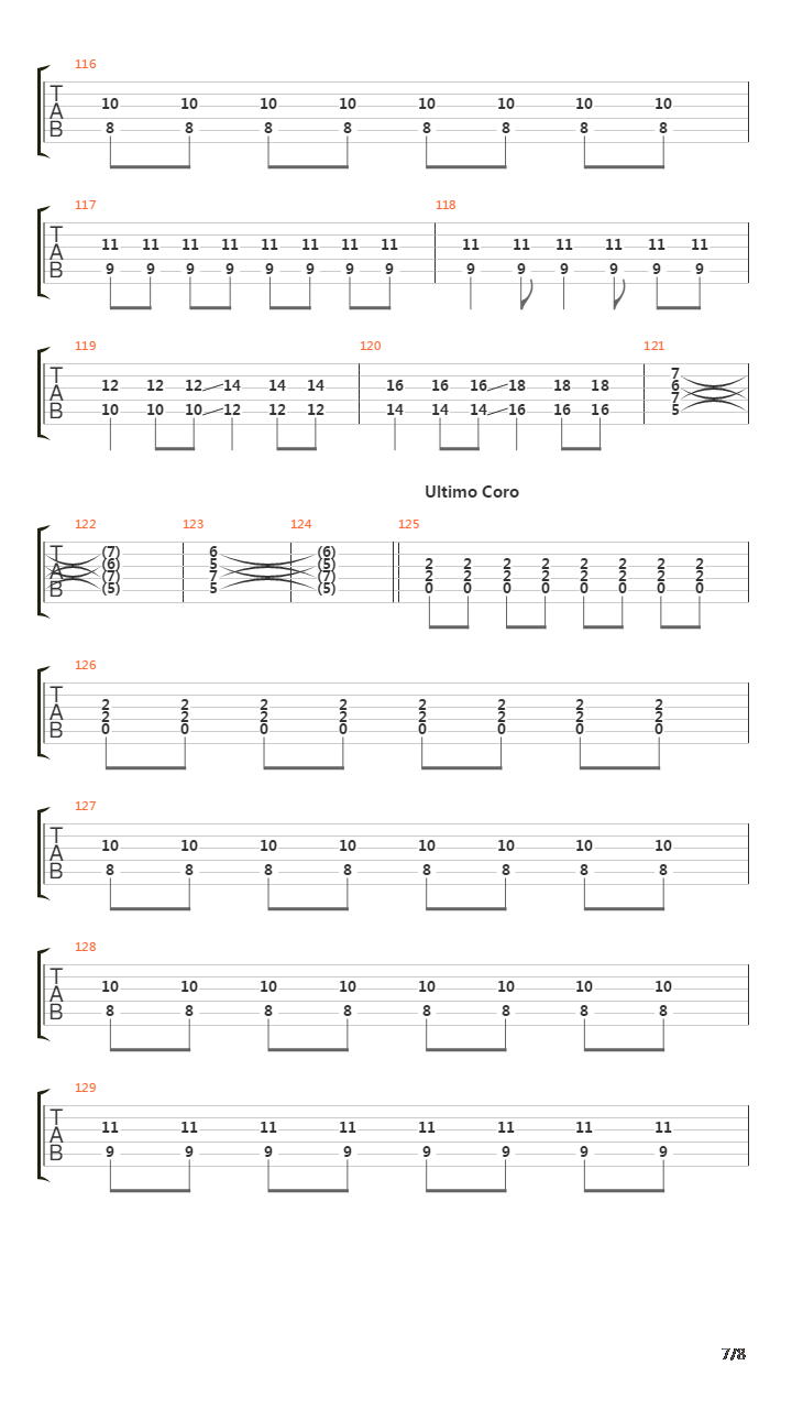 Generator吉他谱