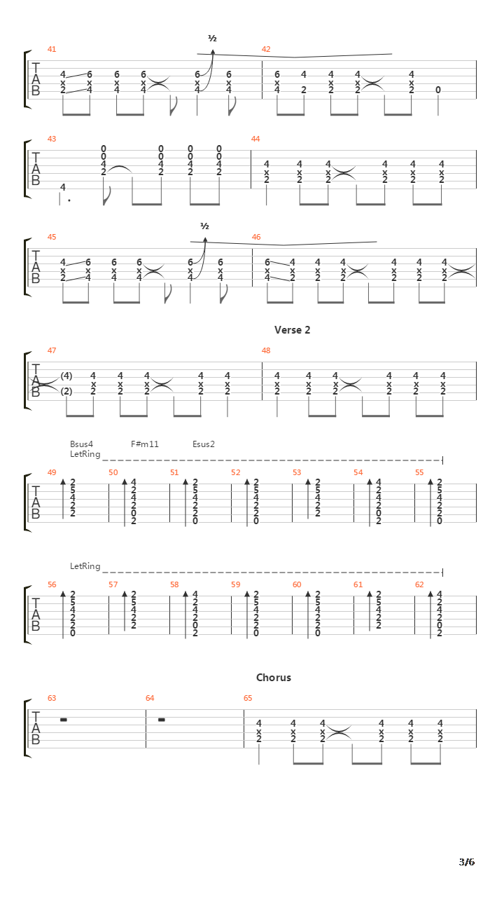 Learn To Fly吉他谱