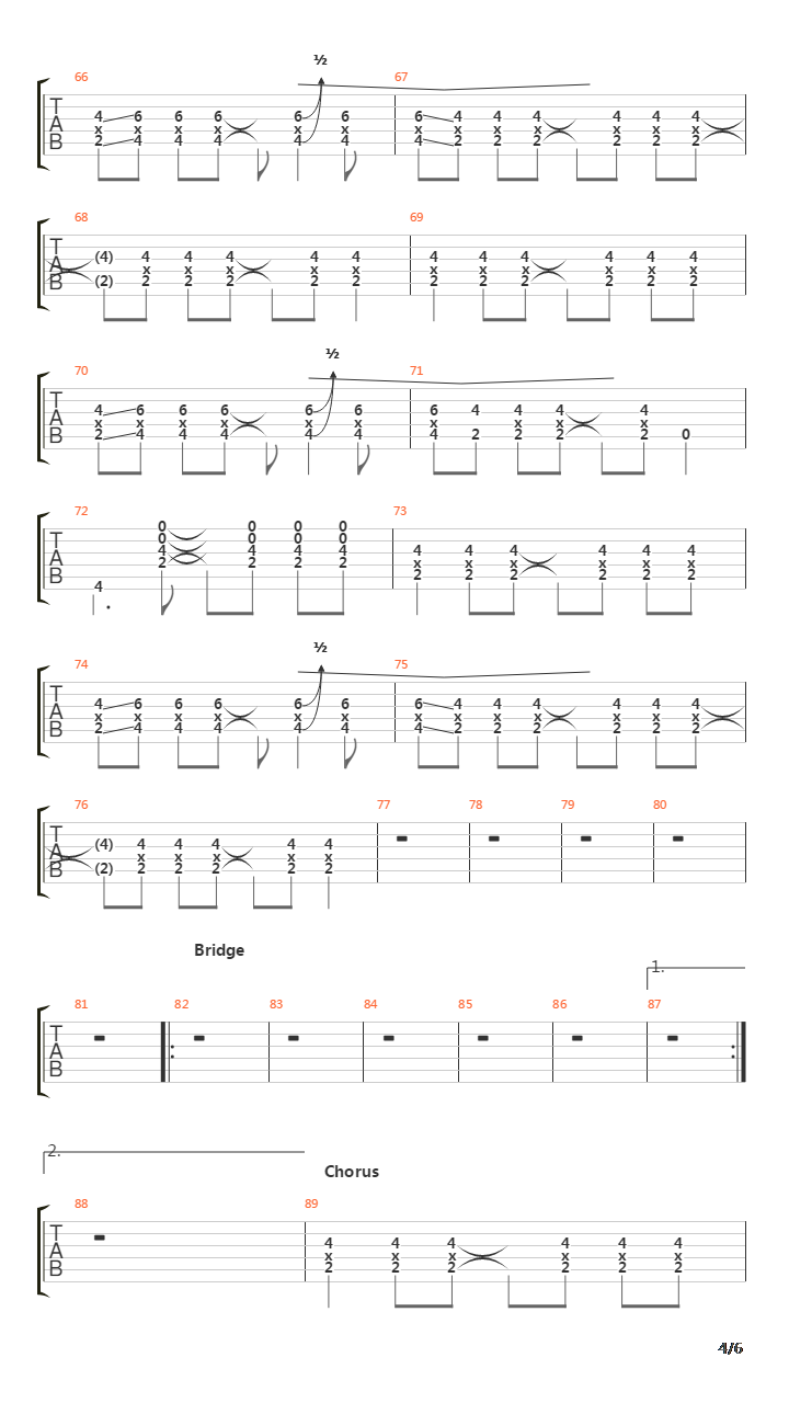 Learn To Fly吉他谱