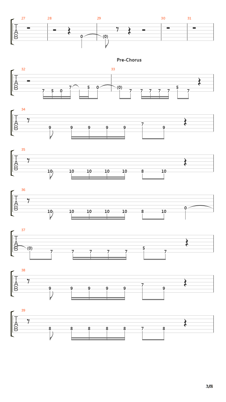 Rope吉他谱