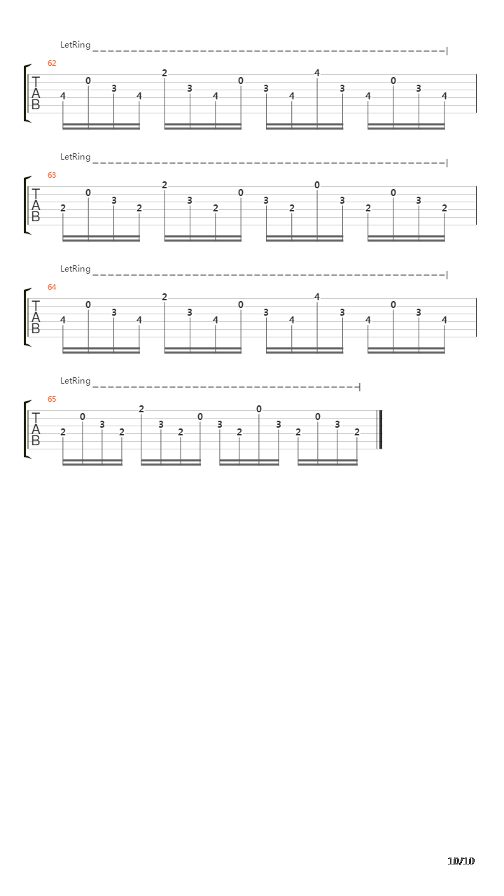 On The Mend吉他谱