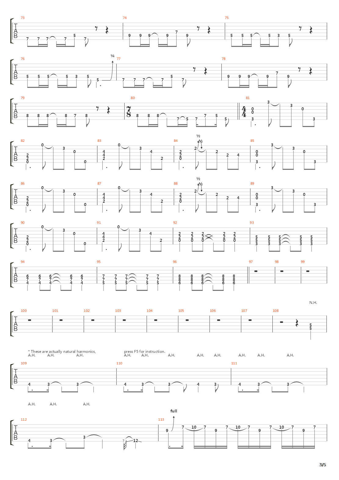 Rope吉他谱