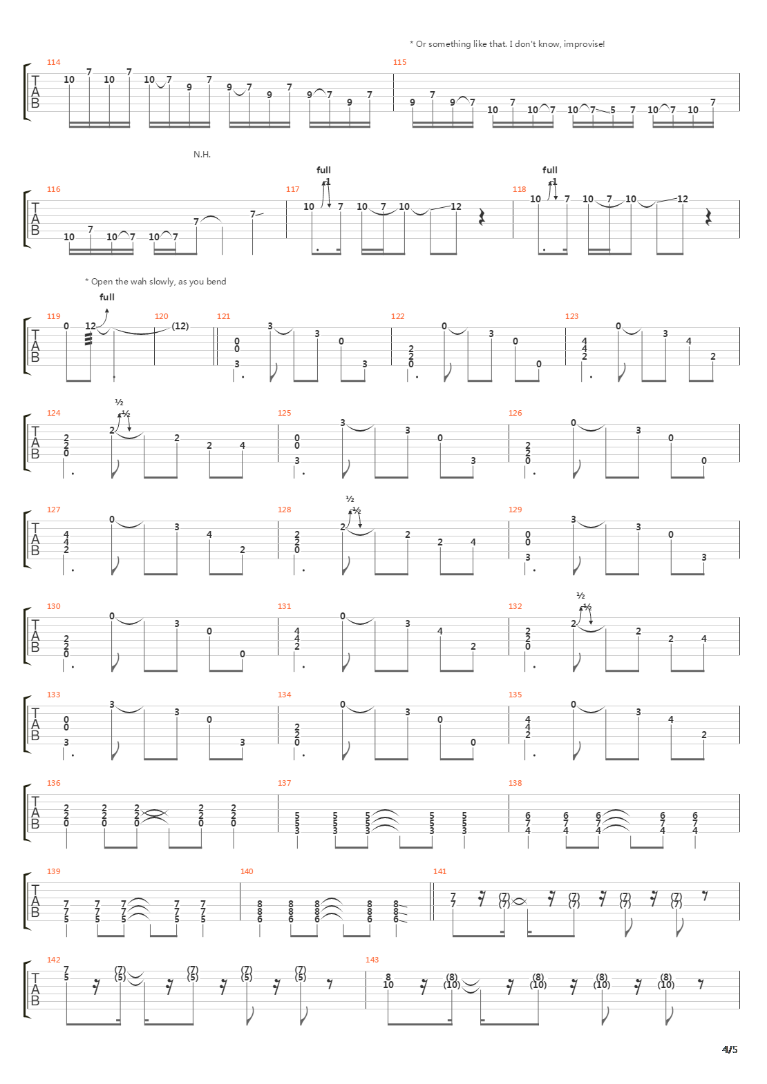 Rope吉他谱