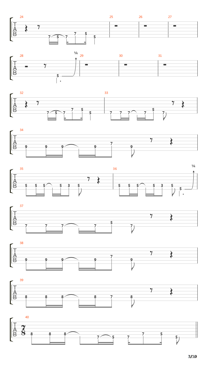 Rope吉他谱