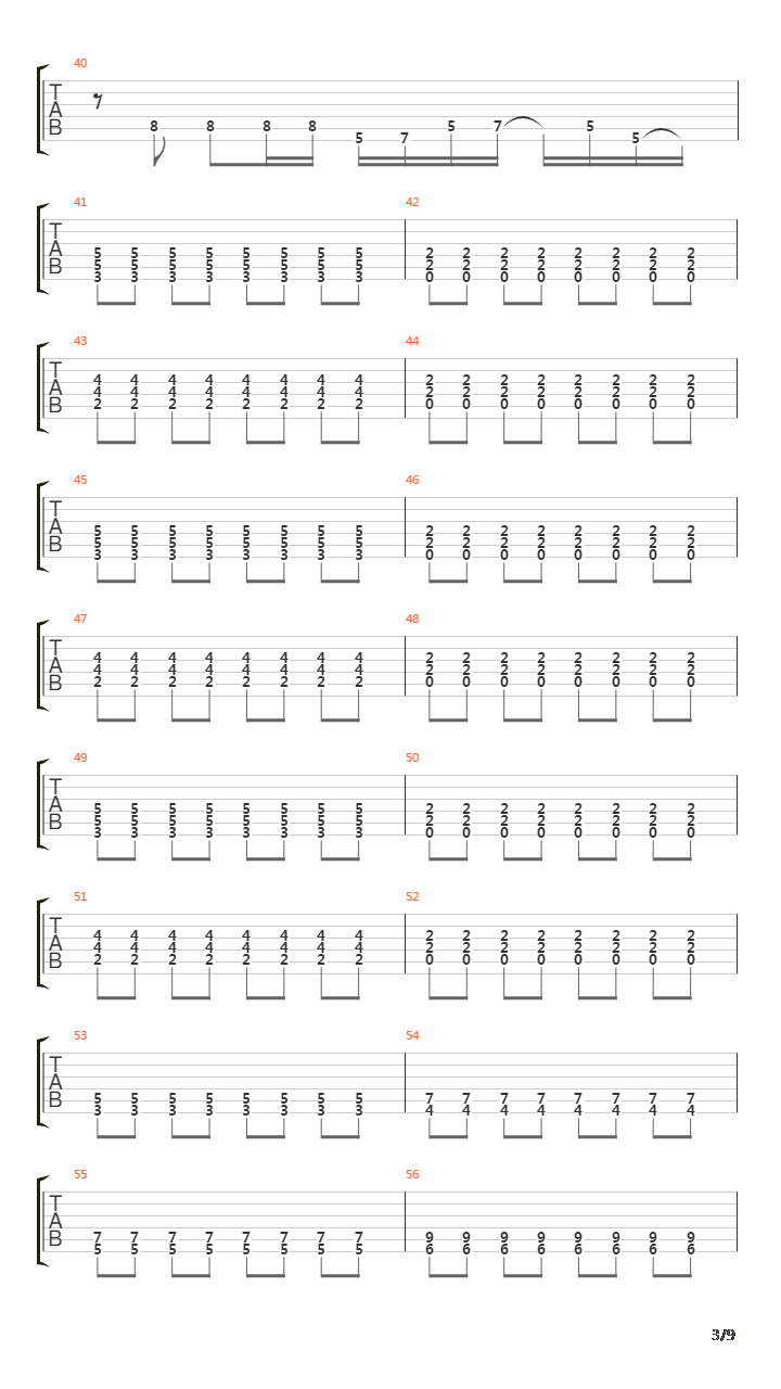 Rope吉他谱