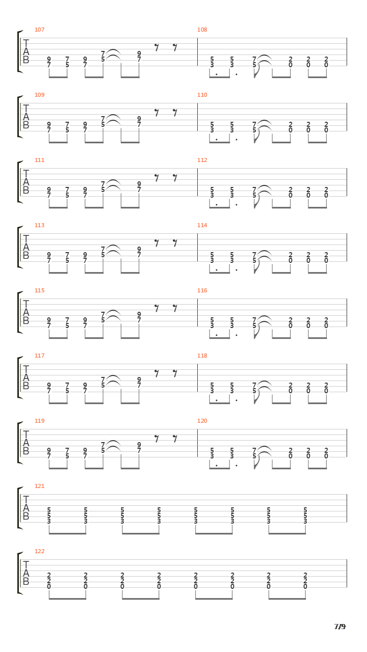 Rope吉他谱