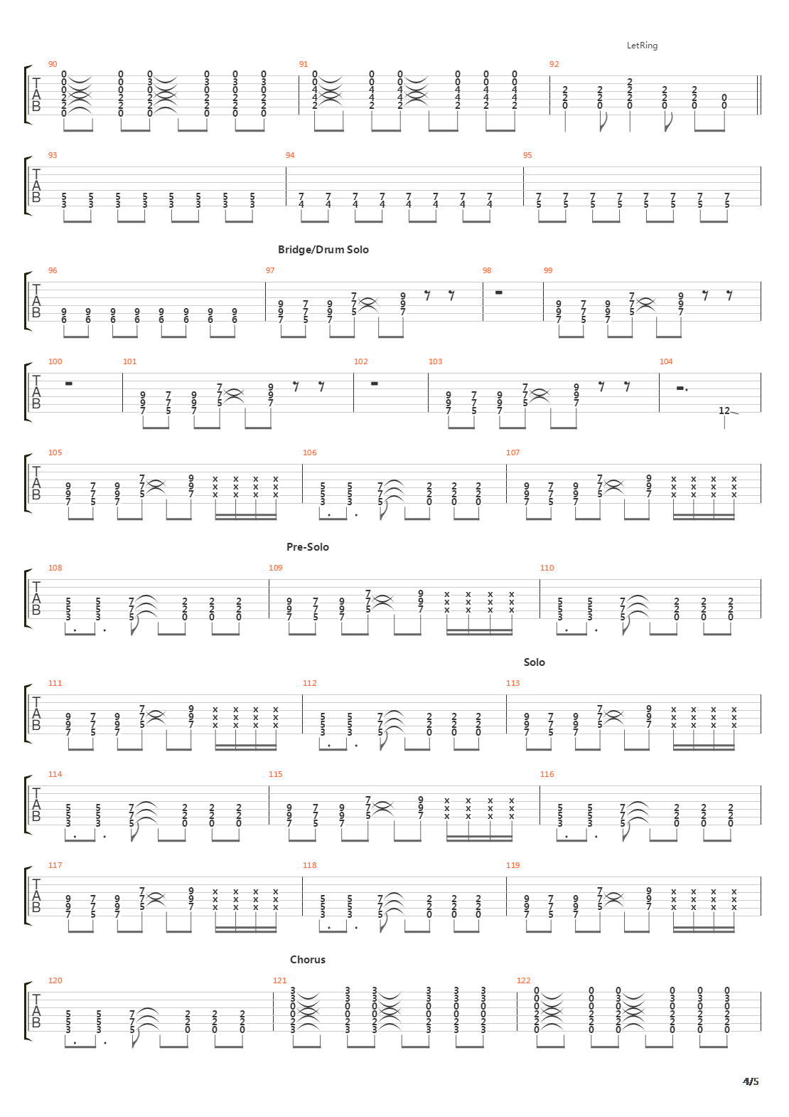 Rope吉他谱