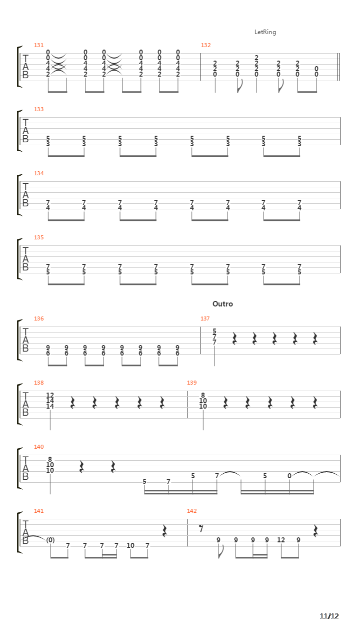 Rope吉他谱