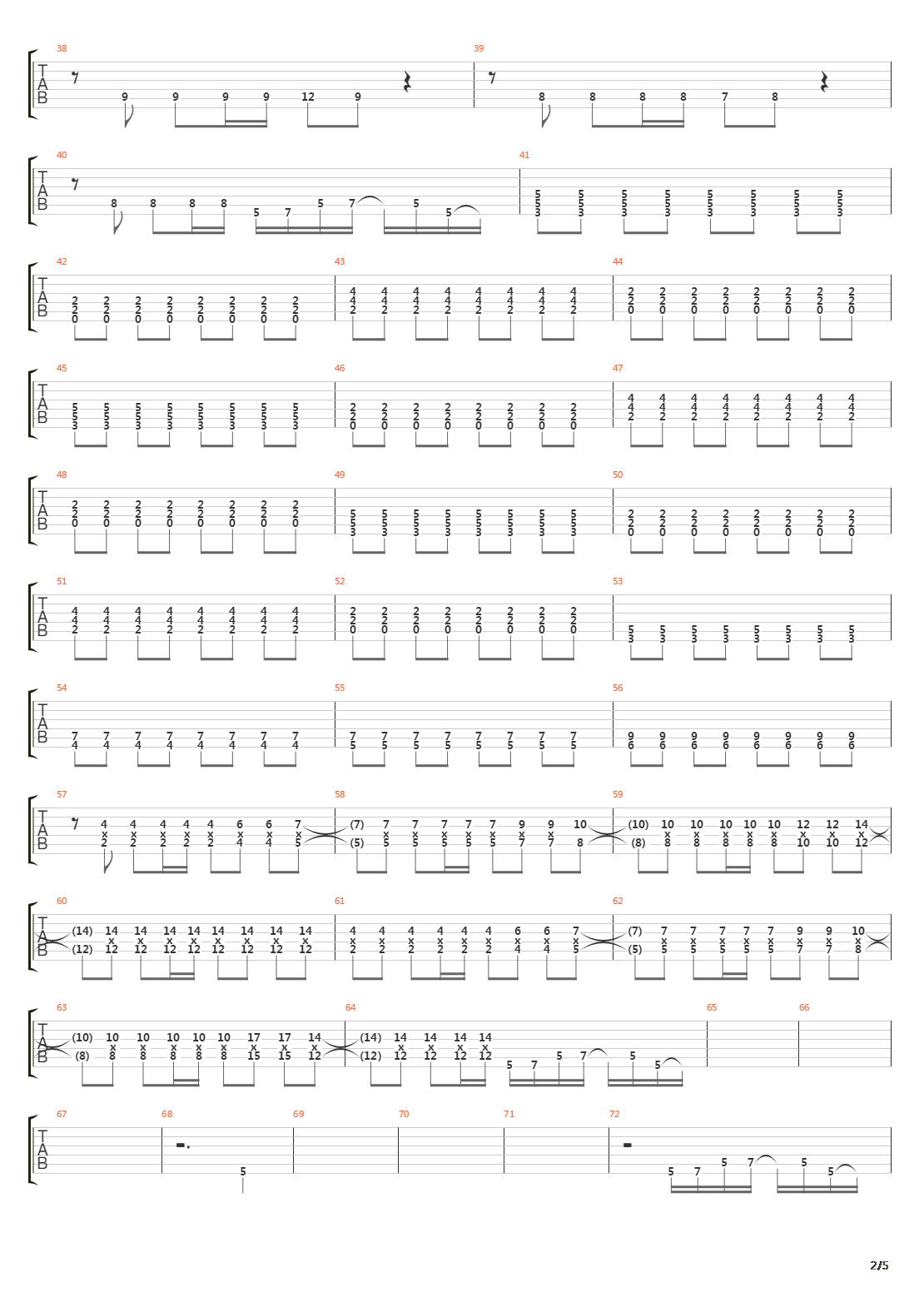 Rope吉他谱