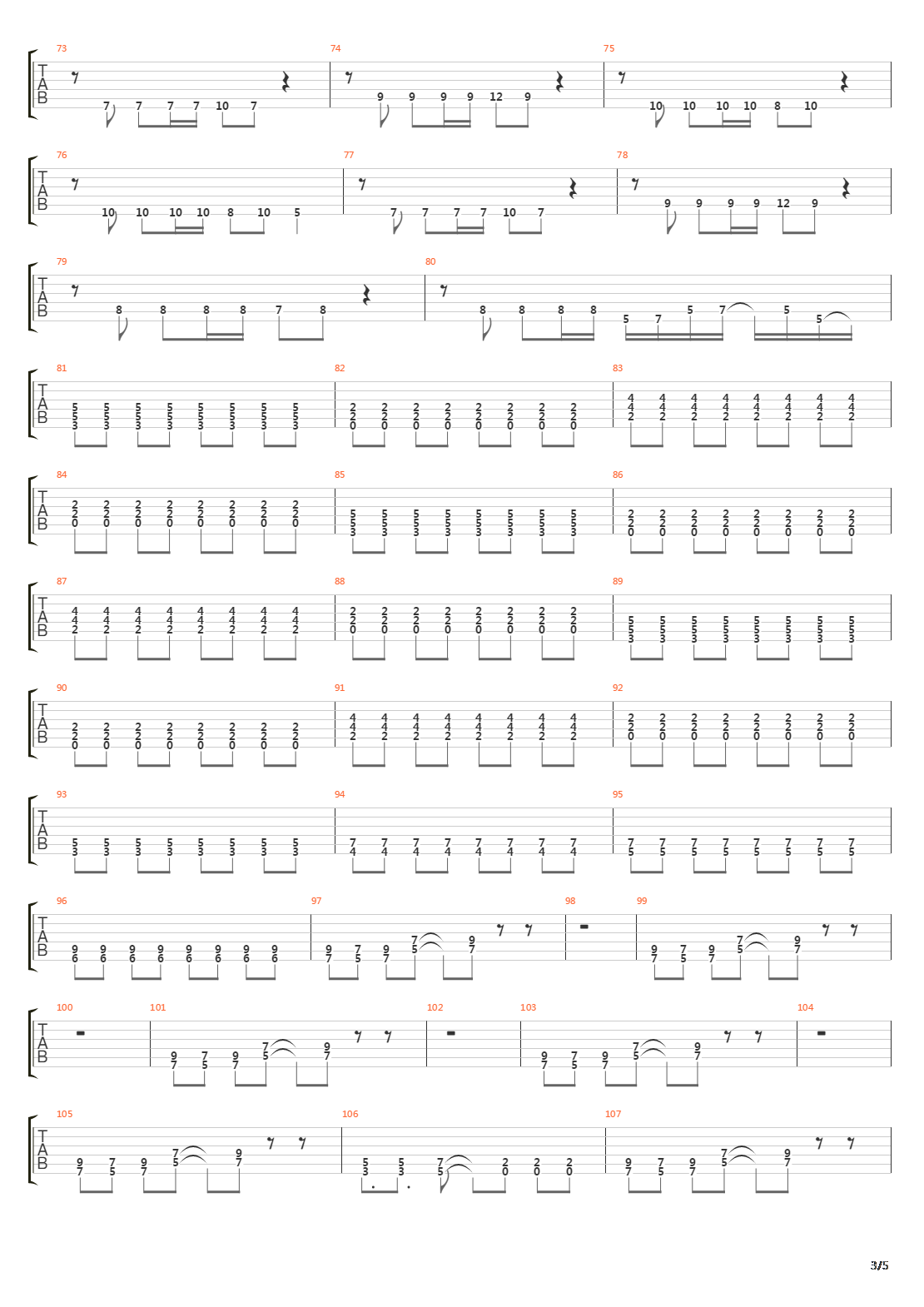 Rope吉他谱