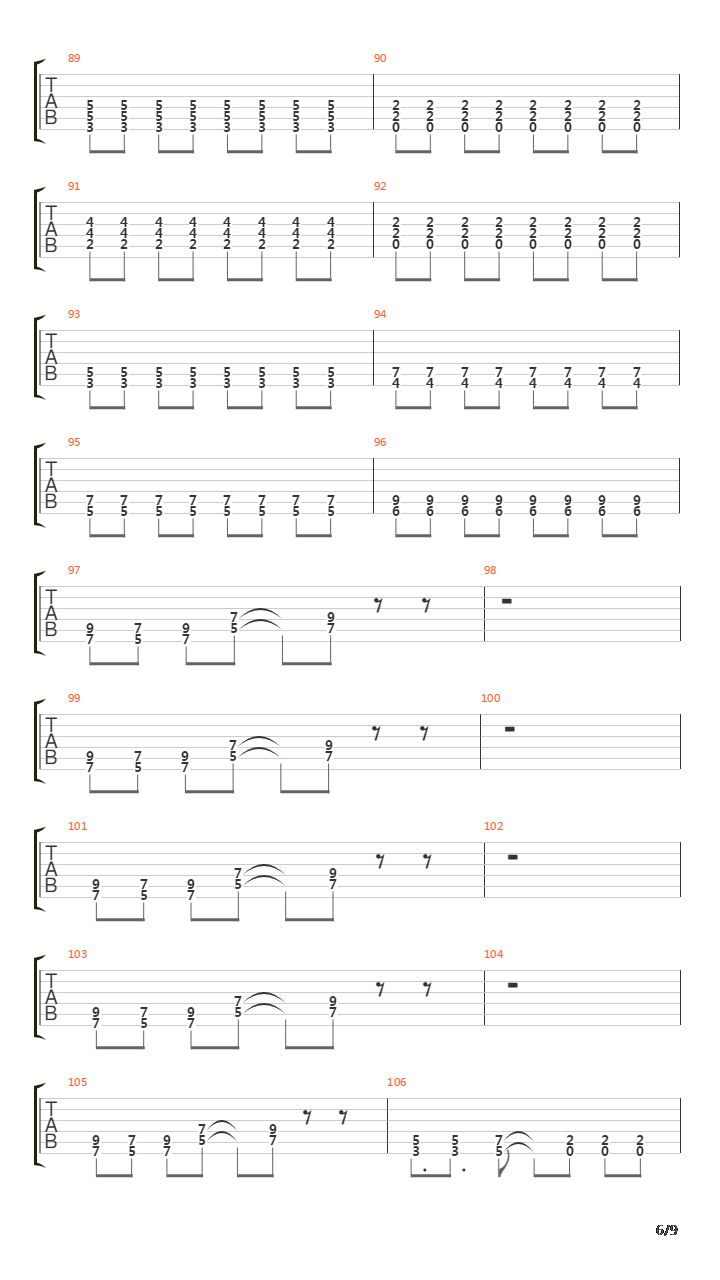 Rope吉他谱