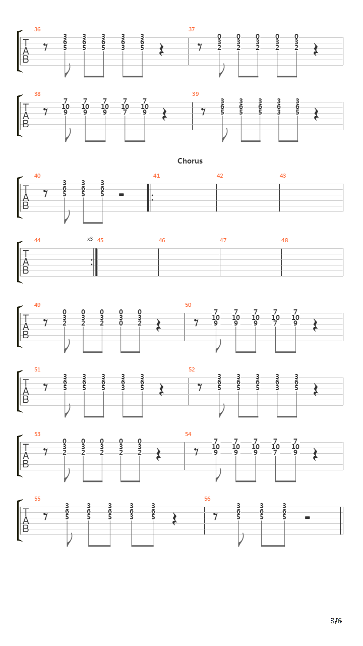 Rope吉他谱