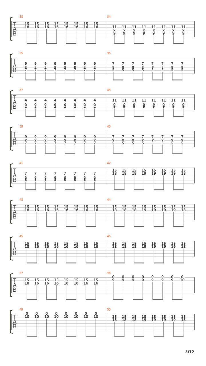 Sign吉他谱