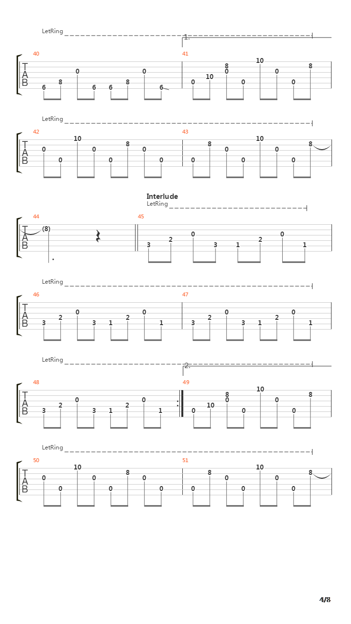 Still吉他谱