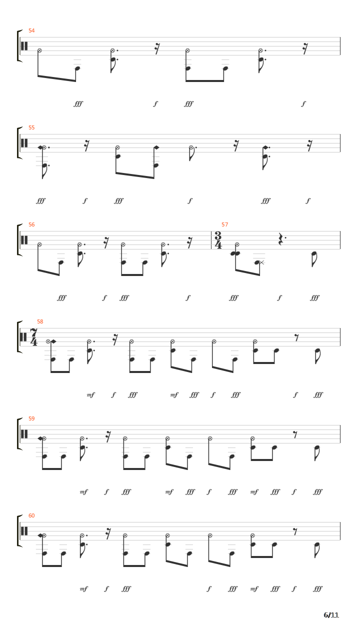 Wattershed吉他谱