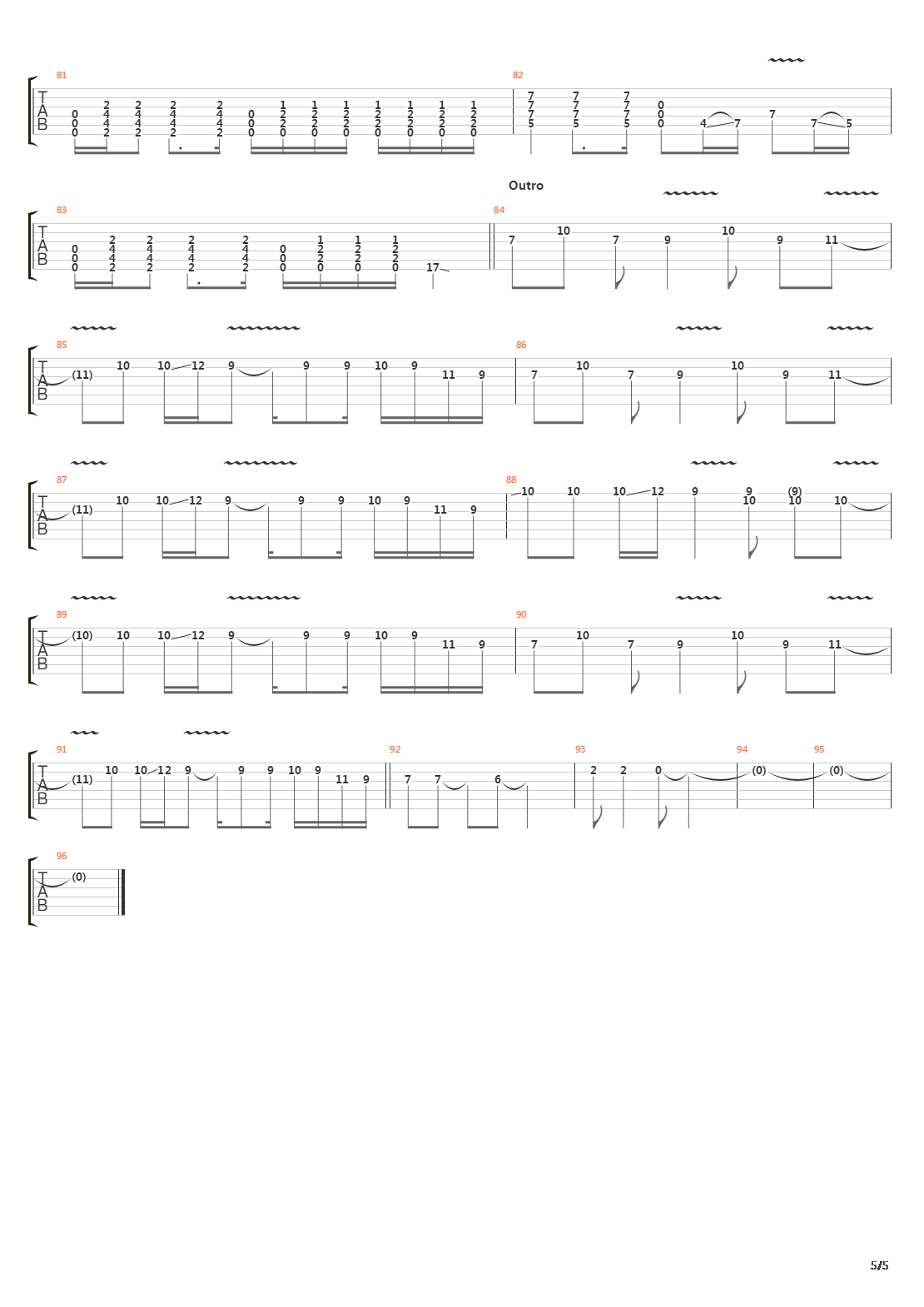 Wheels吉他谱