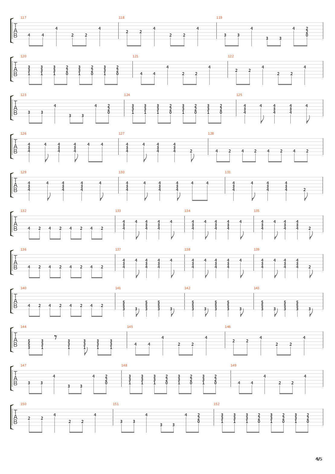 Winnebago吉他谱