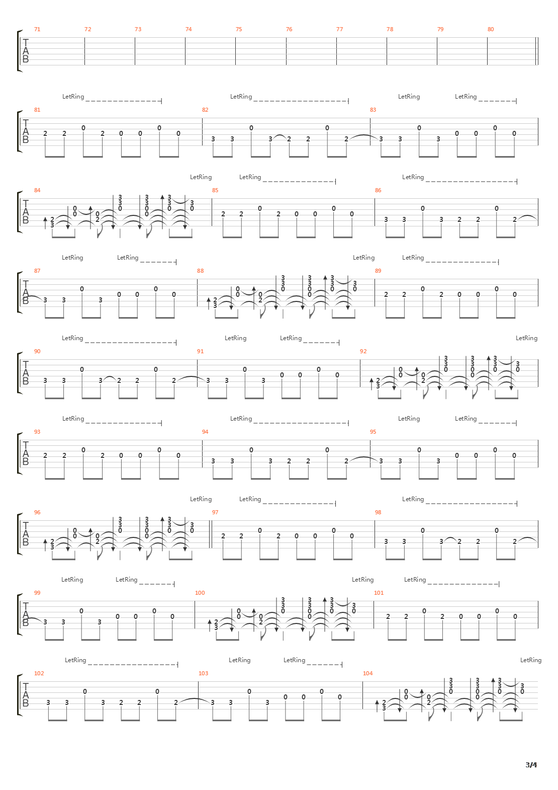 Word Forward吉他谱