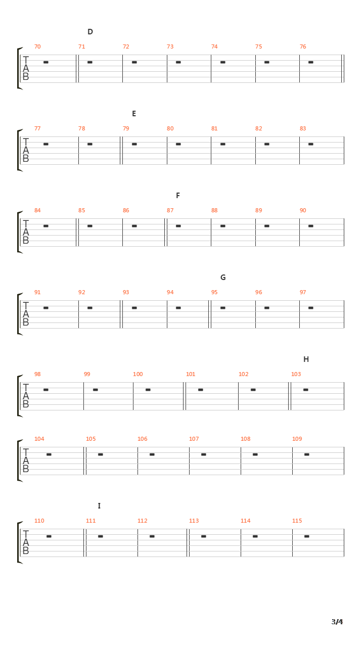 13 Stairs吉他谱