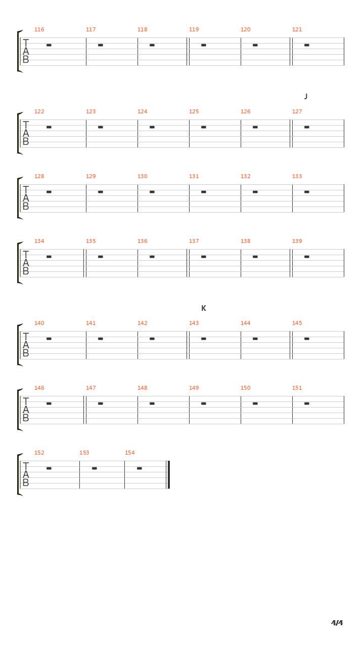 13 Stairs吉他谱