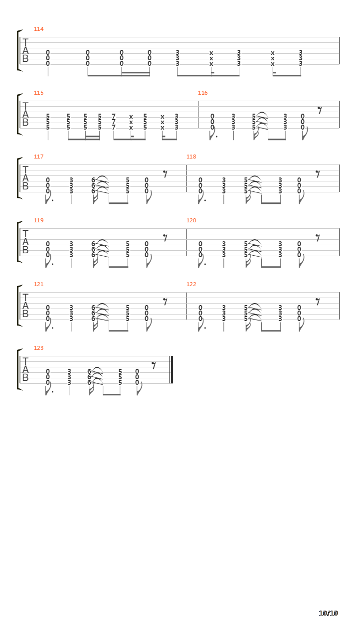 Cockroach吉他谱