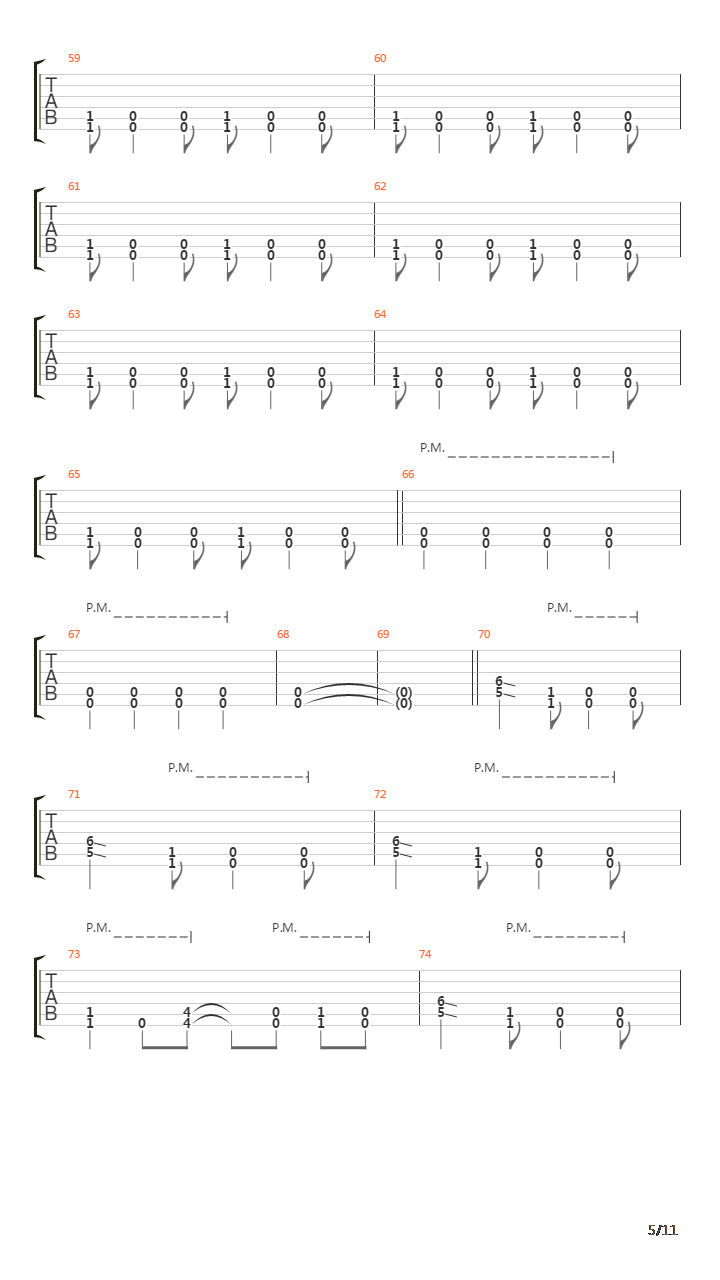 Discharge吉他谱