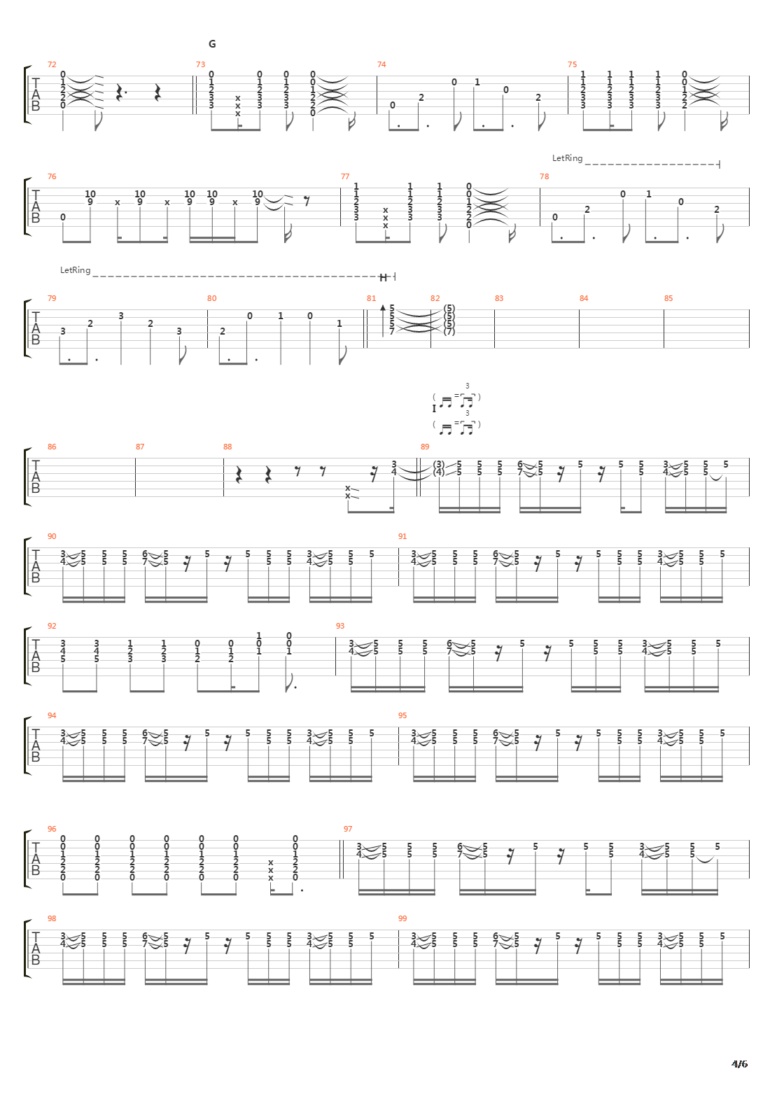 Ganges Ni Akai Bara吉他谱