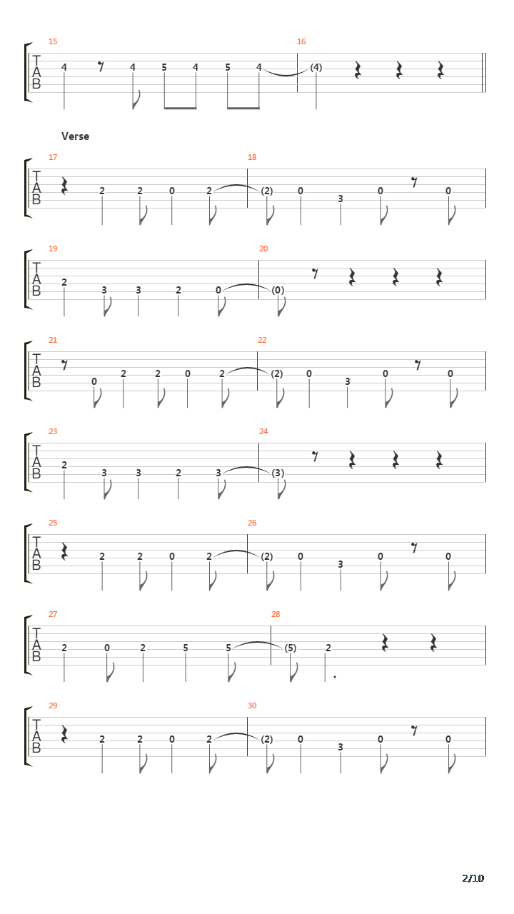 Kare Uta吉他谱