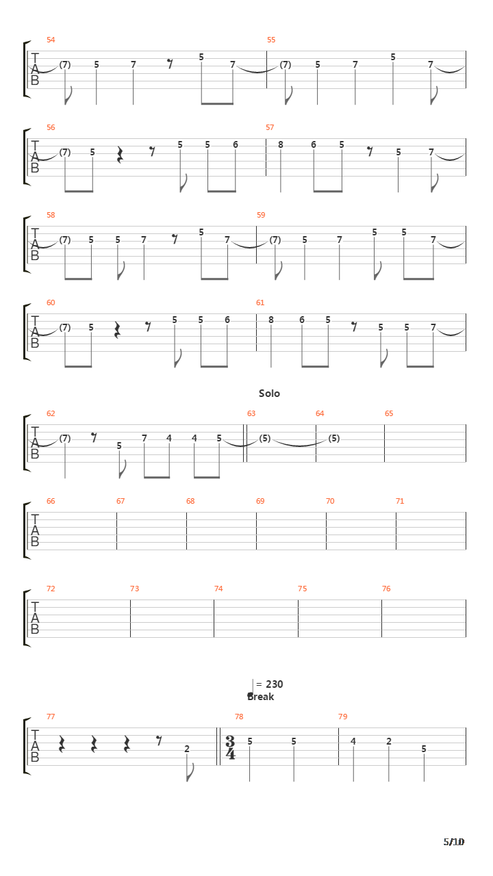 Kare Uta吉他谱