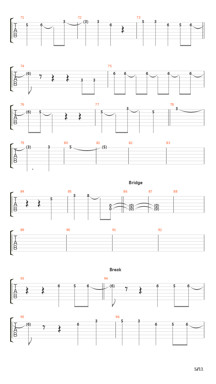 Kugutsue吉他谱