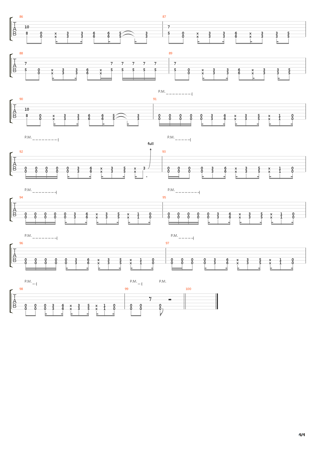 Ogre吉他谱