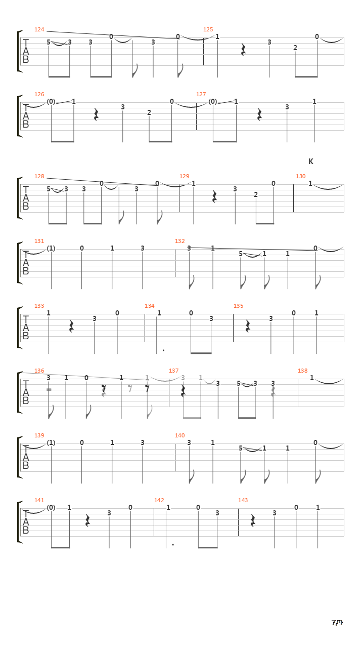 Ray吉他谱