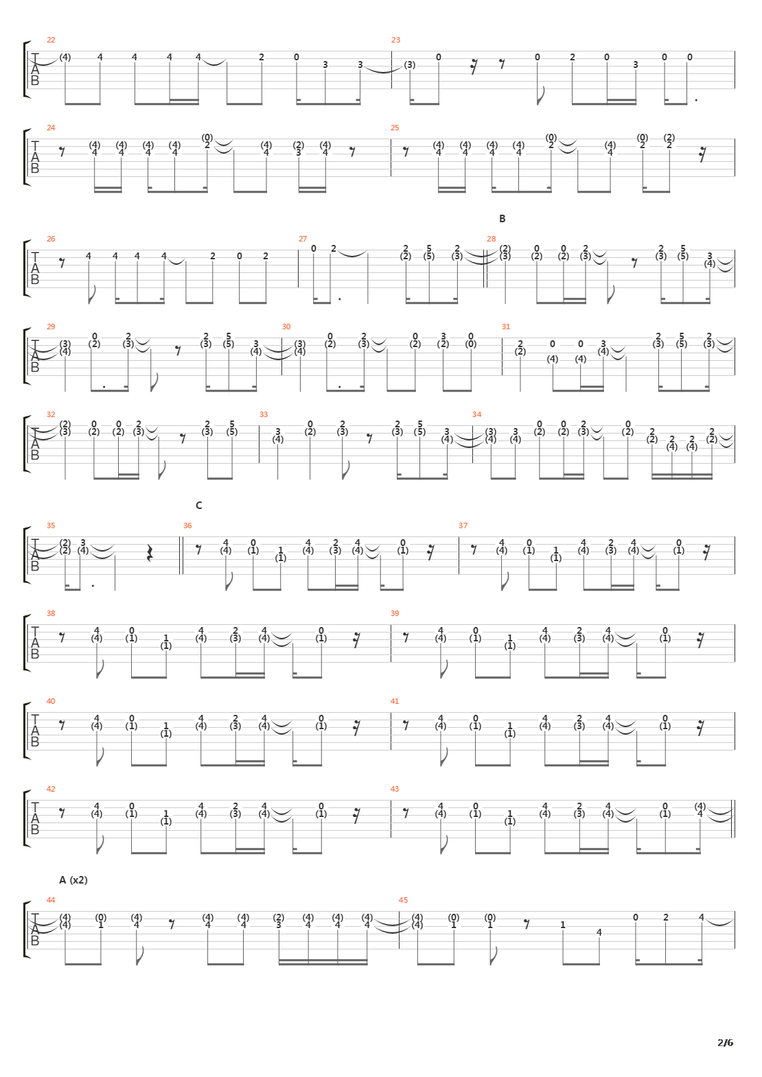 Shunsetsu No Koro吉他谱