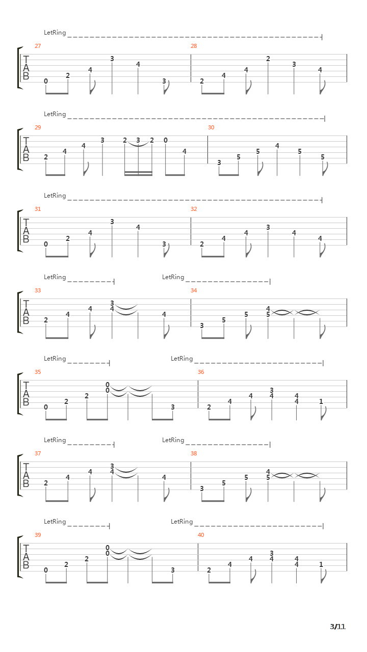 Without A Trace吉他谱