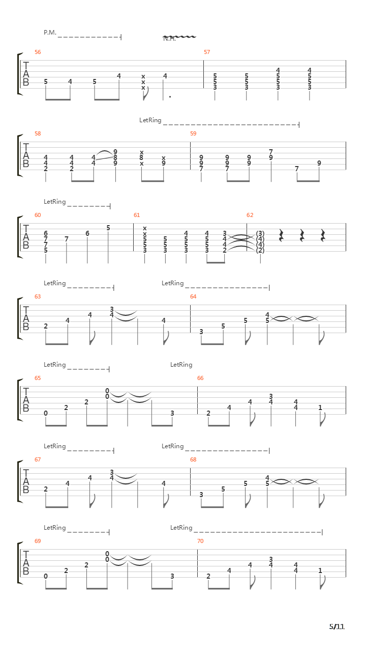 Without A Trace吉他谱