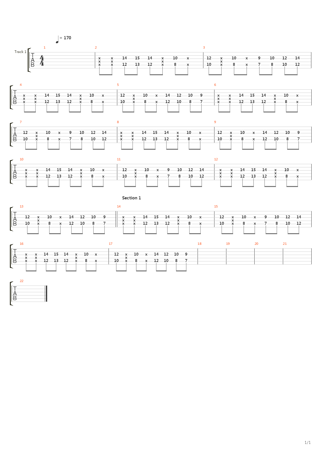 Alias吉他谱