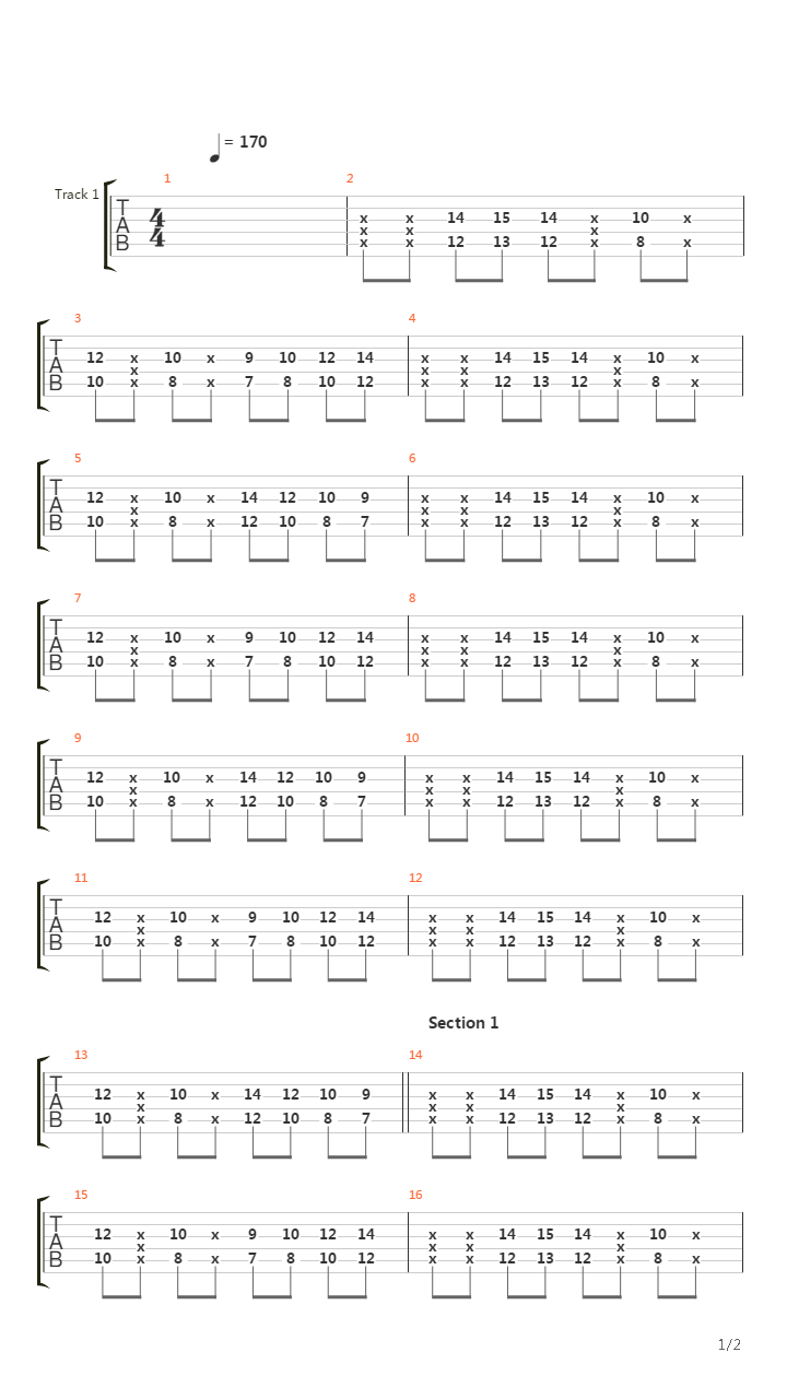 Alias吉他谱