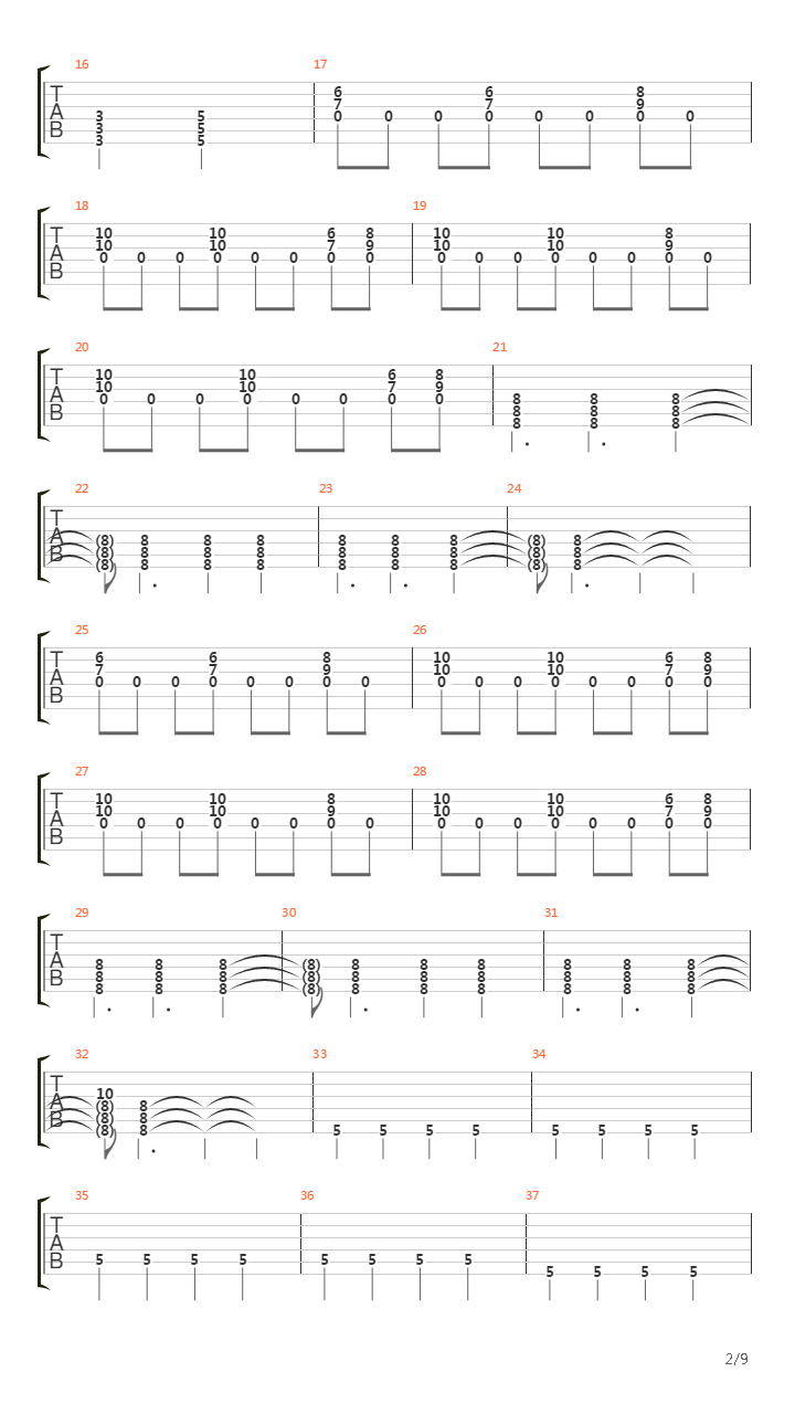 Alias吉他谱